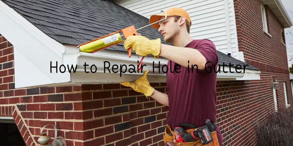 How to Repair Hole in Gutter